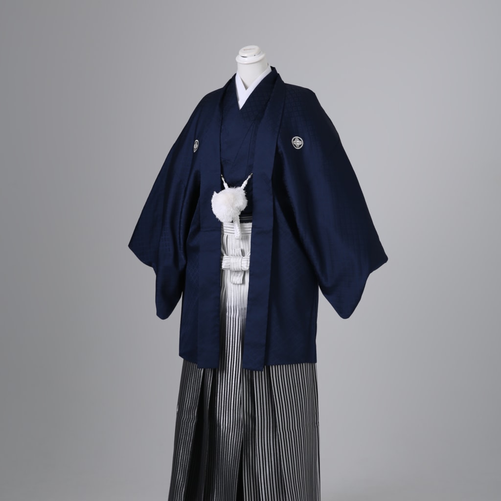 ネイビー×シルバーグラデーション