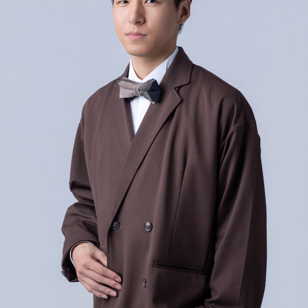 2ピースカジュアルタキシード/ブラウン