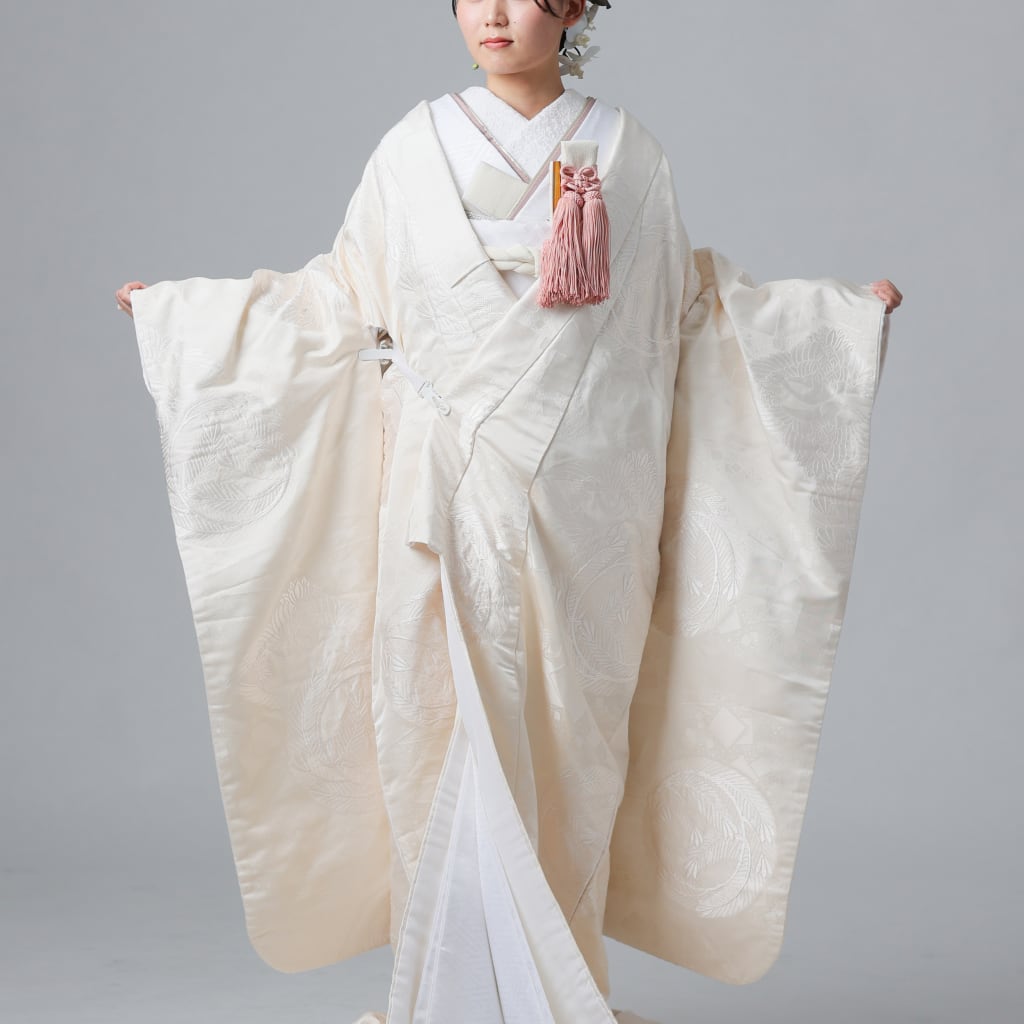 向かい菱鳳凰丸文様