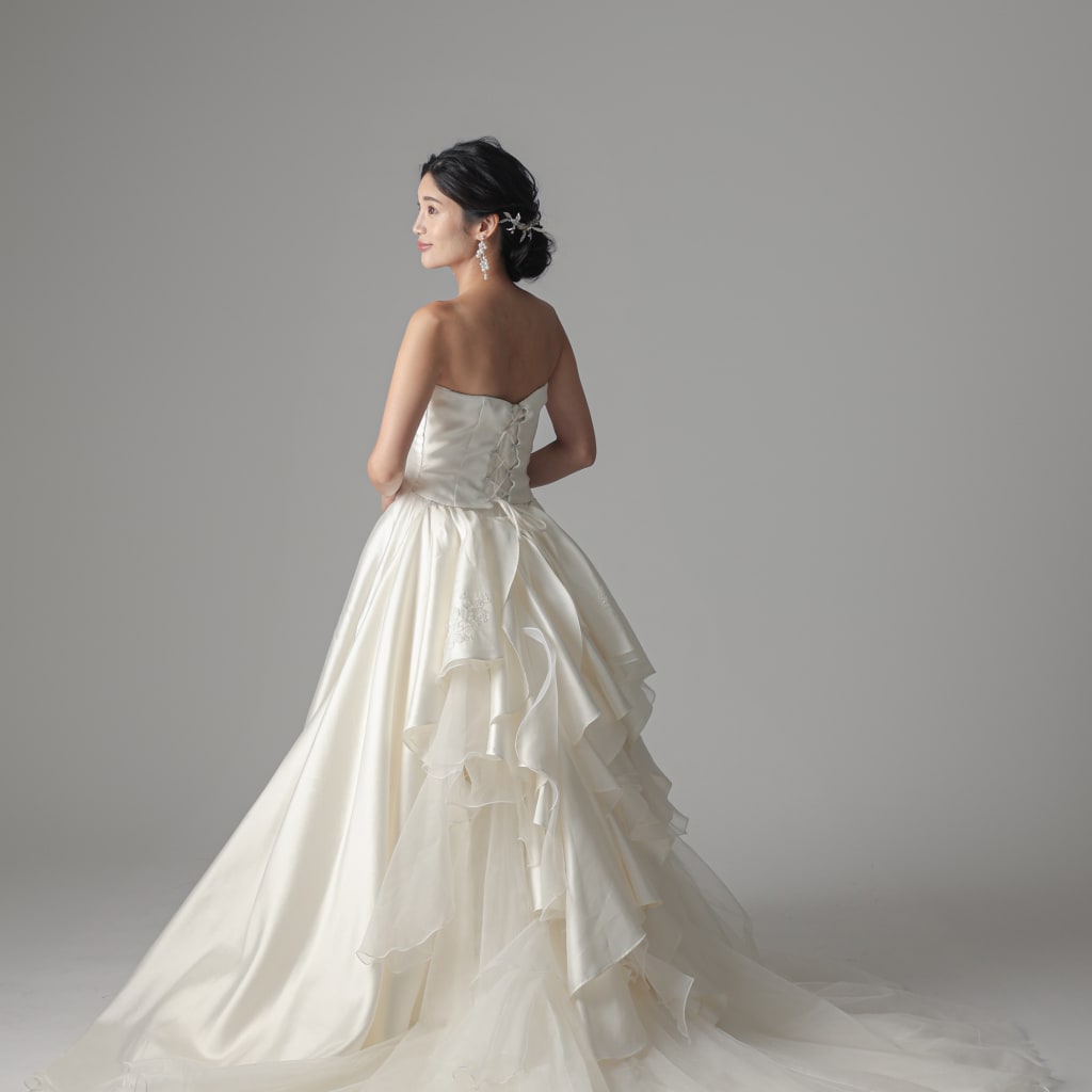 dress production Aライン ウェディングドレス　前撮り DRESS PRODUCTION スリムフィットウェディングドレス前撮りドレス