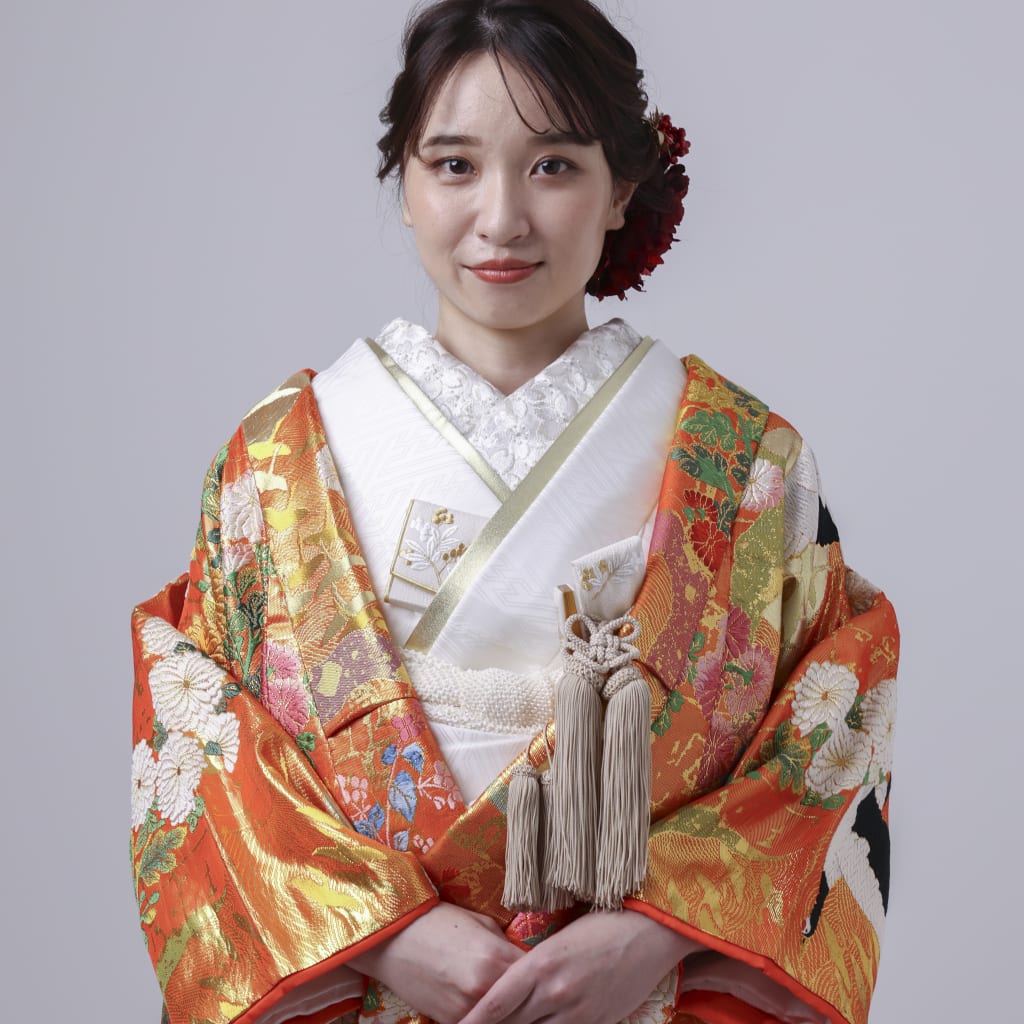 撫子小菊　舞鶴/朱赤IU00876