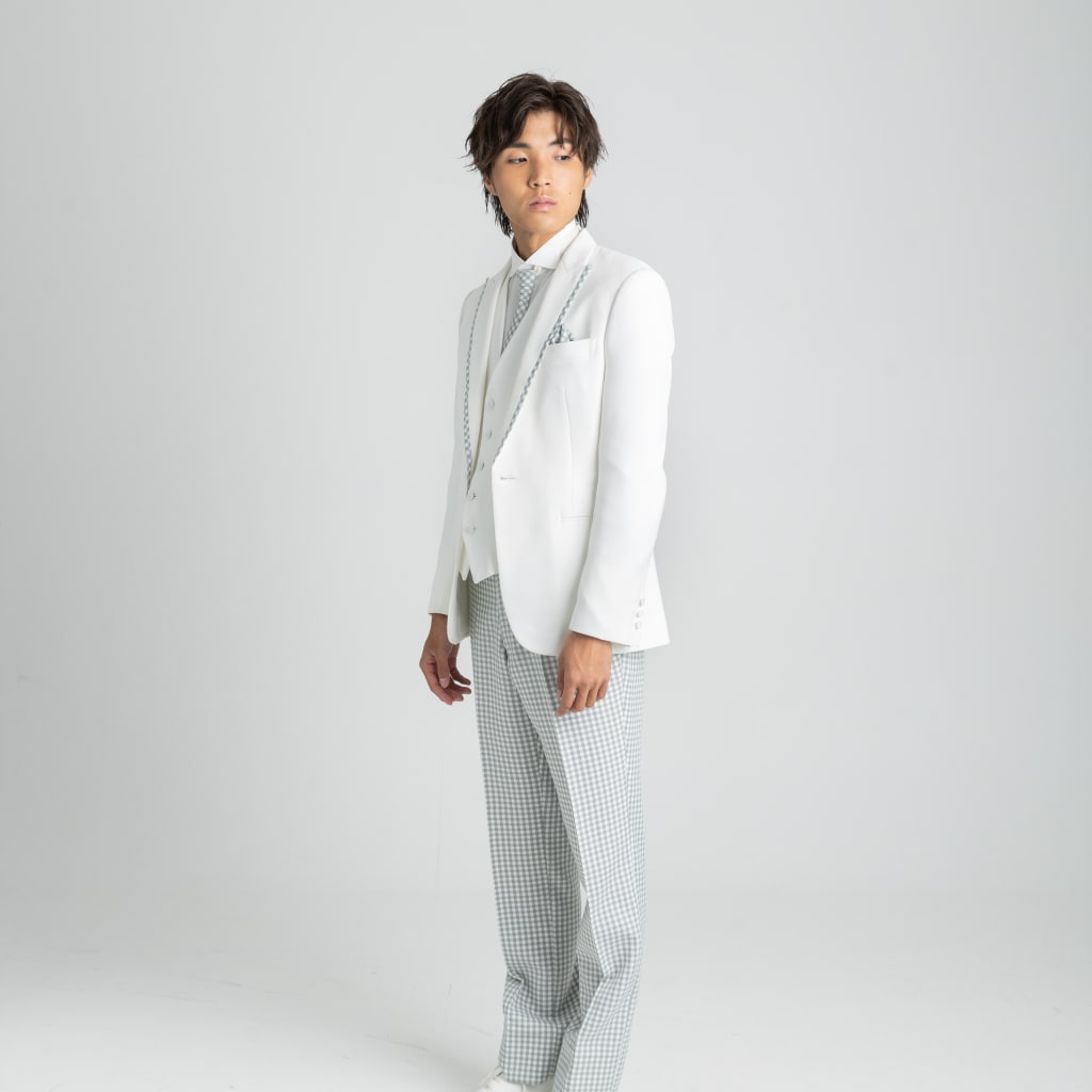 ギンガムチェックパイピング