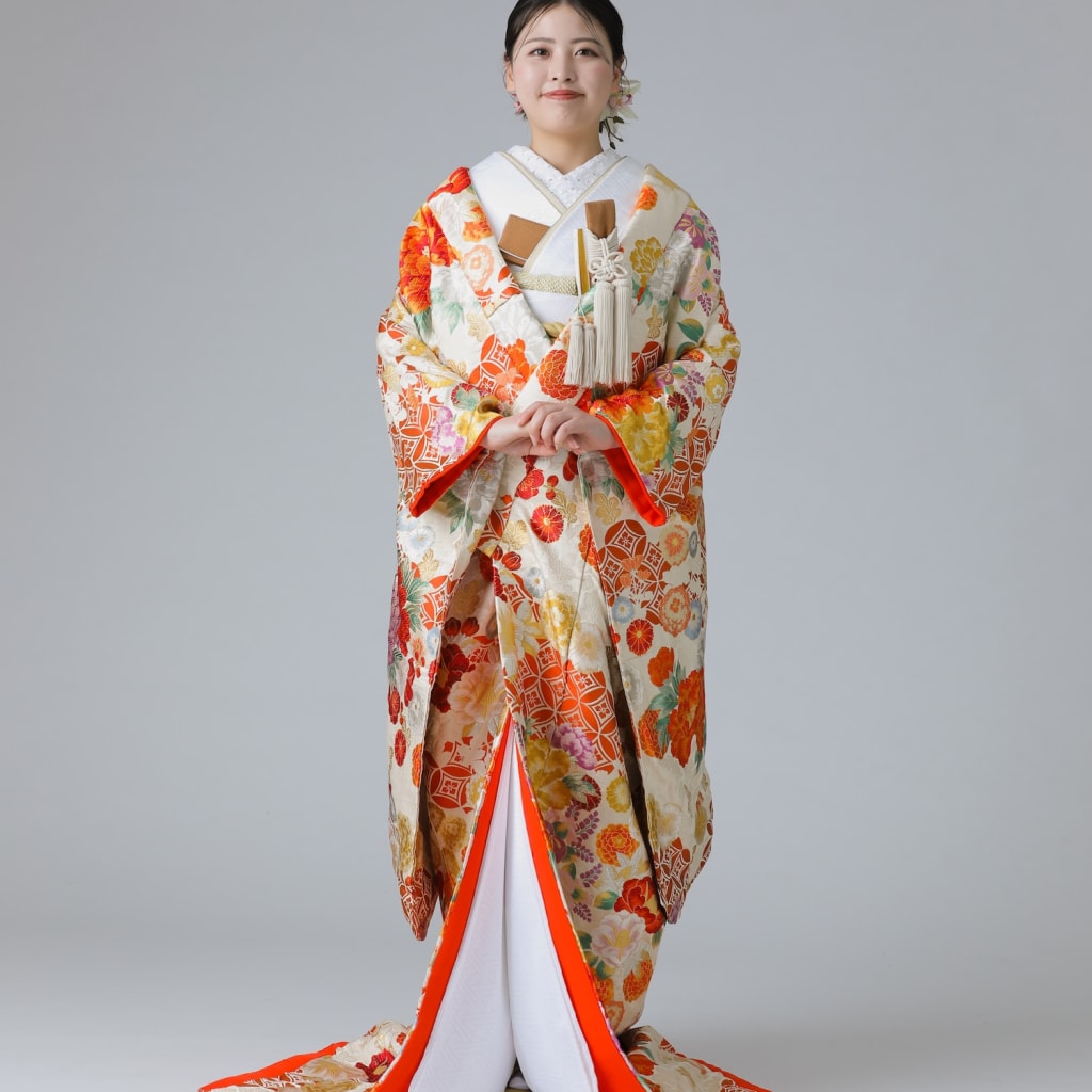 吉祥富貴文　クリーム