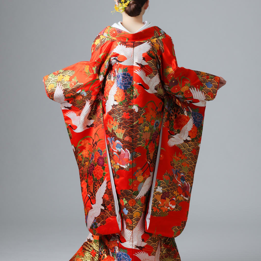鶴・菊・花車・青海波