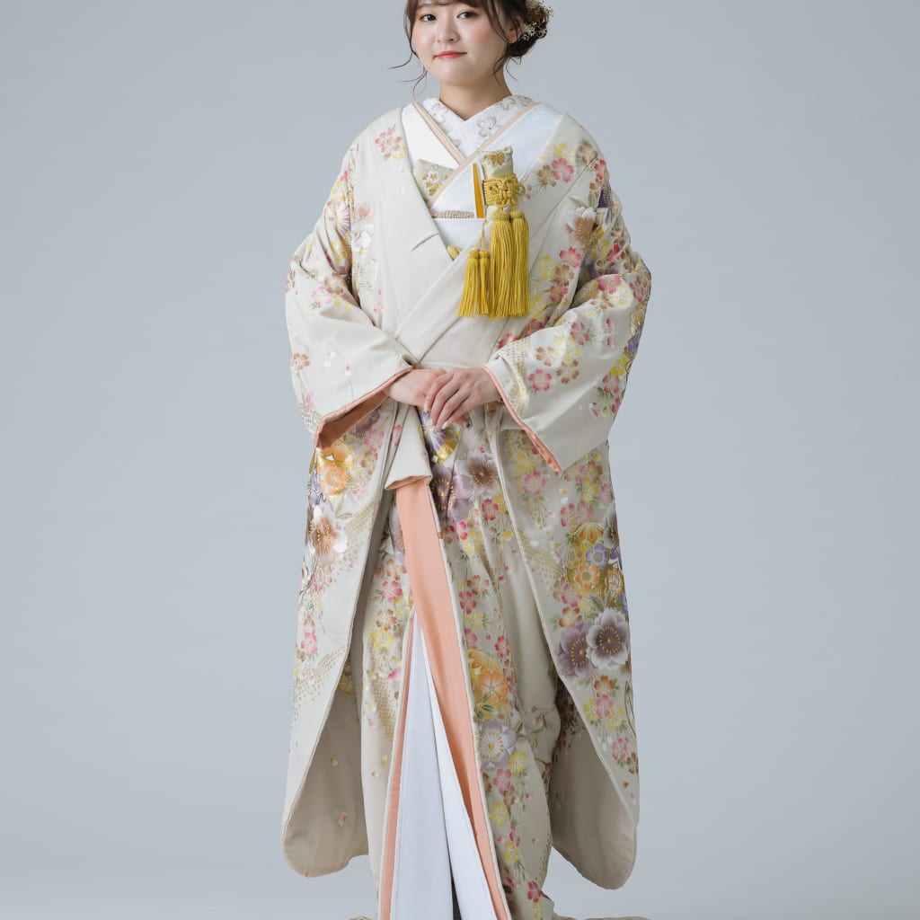 華文満開桜/ベージュ 05-15