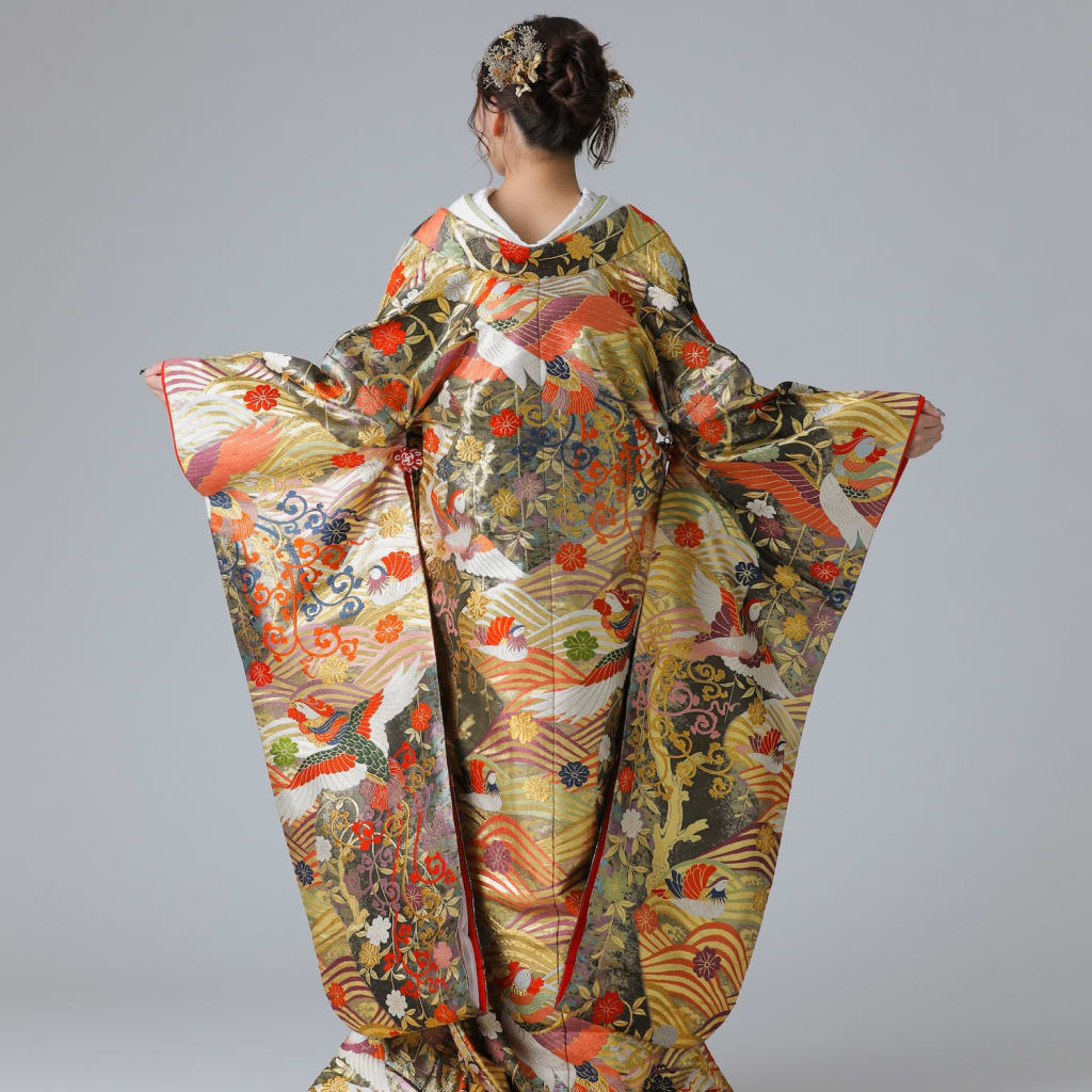 流水 鳳凰 枝垂桜 / ブラック