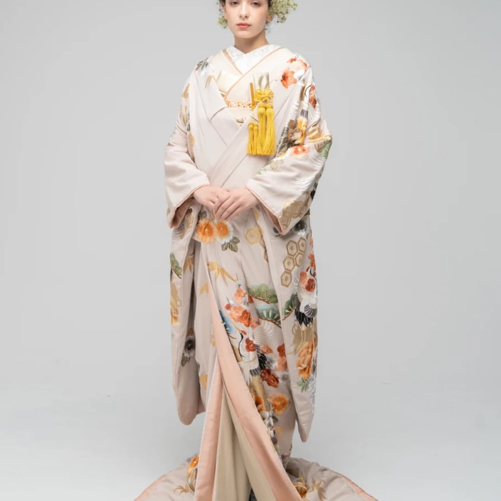 飛翔流水水割付文様