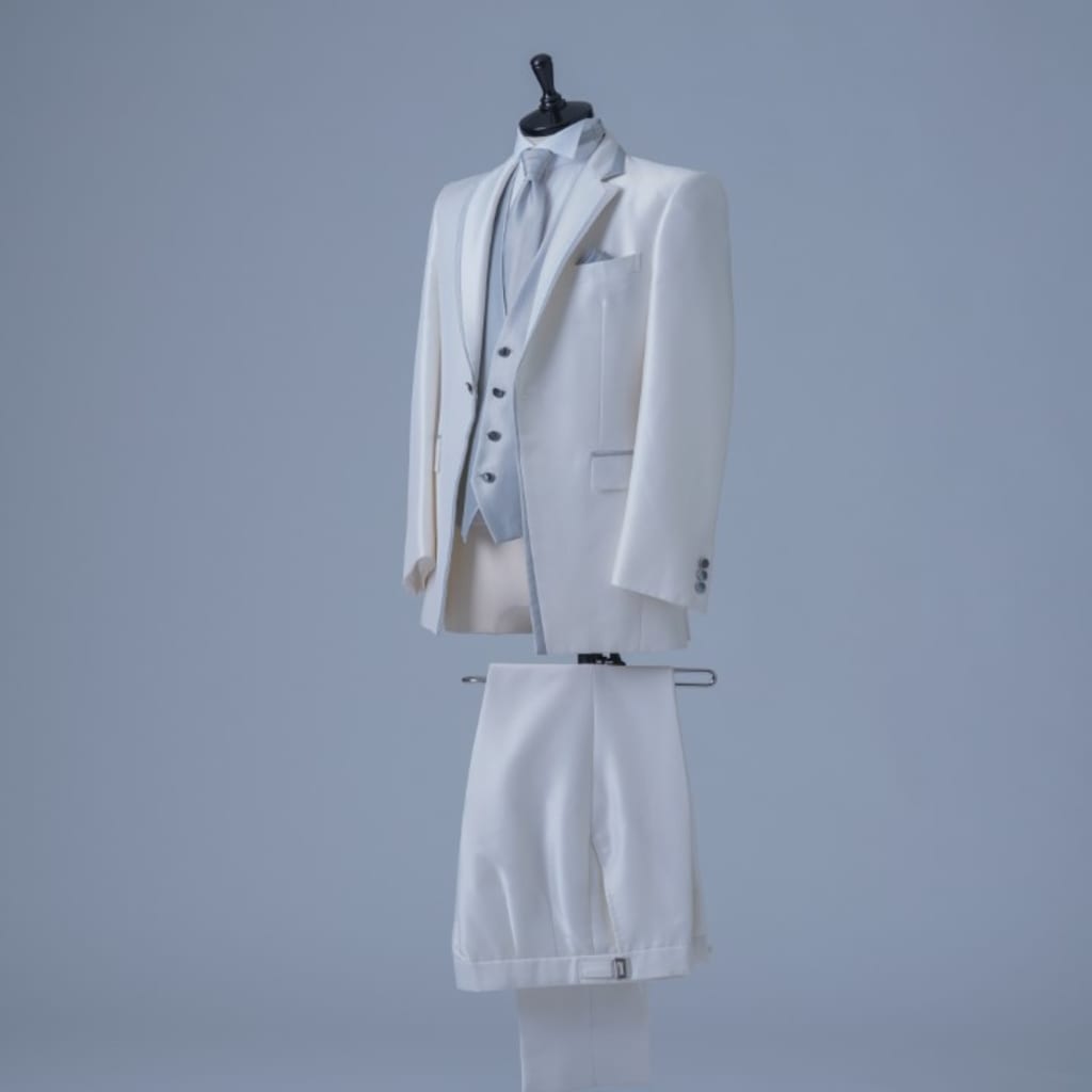 グレーパイピングベスト