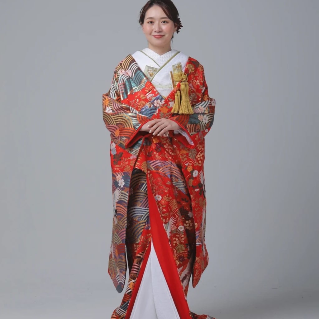 青海波四季花鶴IU01213