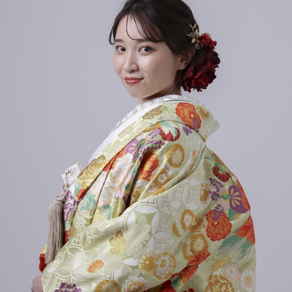 吉祥富貴紋　ヒワIU01184