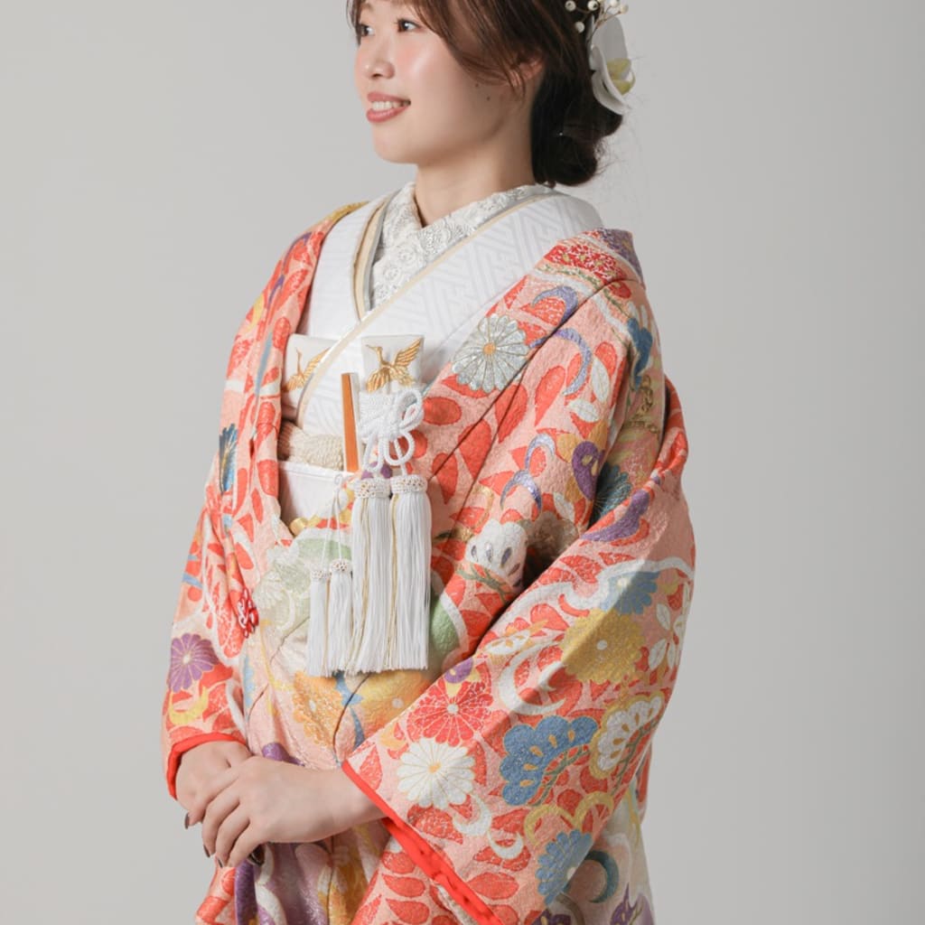 菊　唐草　パステル