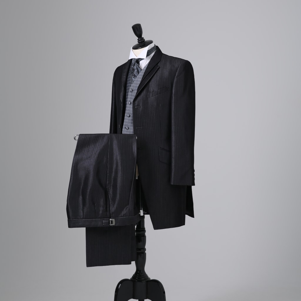 ブラックストライプフロック