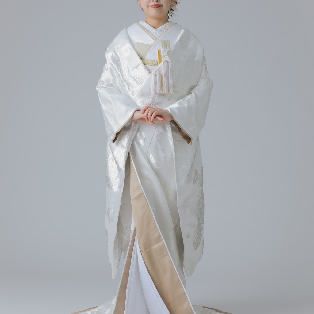 ダリア　ふきベージュ/ホワイト