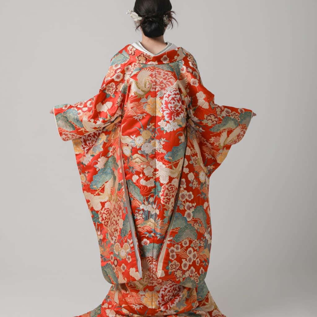 松　鶴　四季花