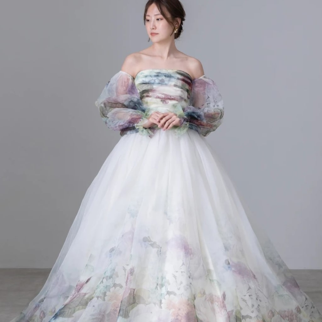 水彩フラワープリンセス