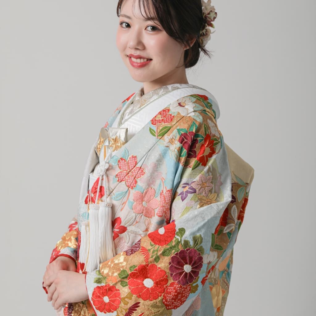 四季花　水色