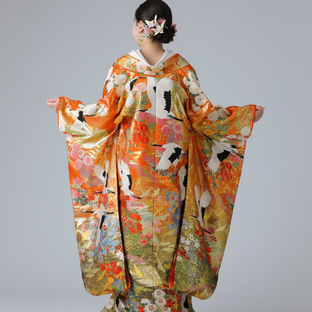 撫子 小菊 舞鶴 / 朱赤