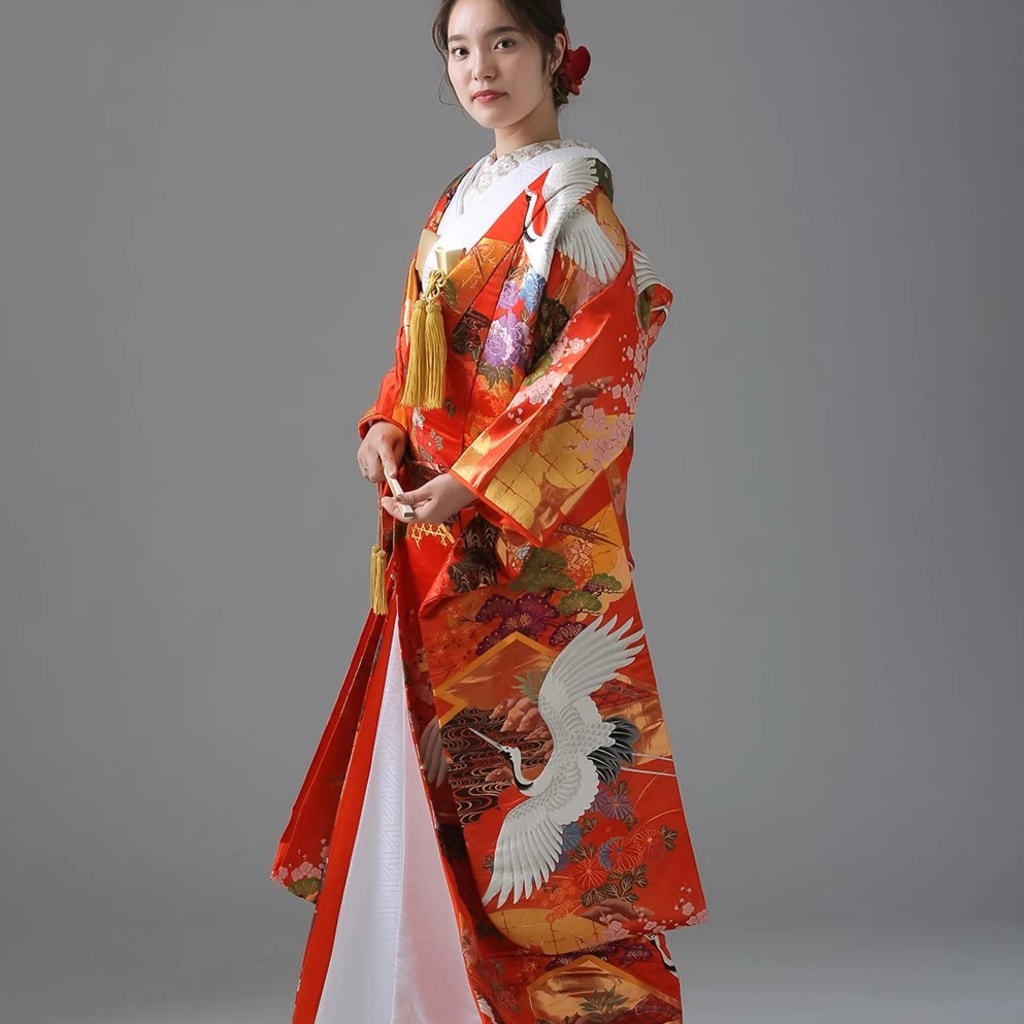 松竹梅　鶴
