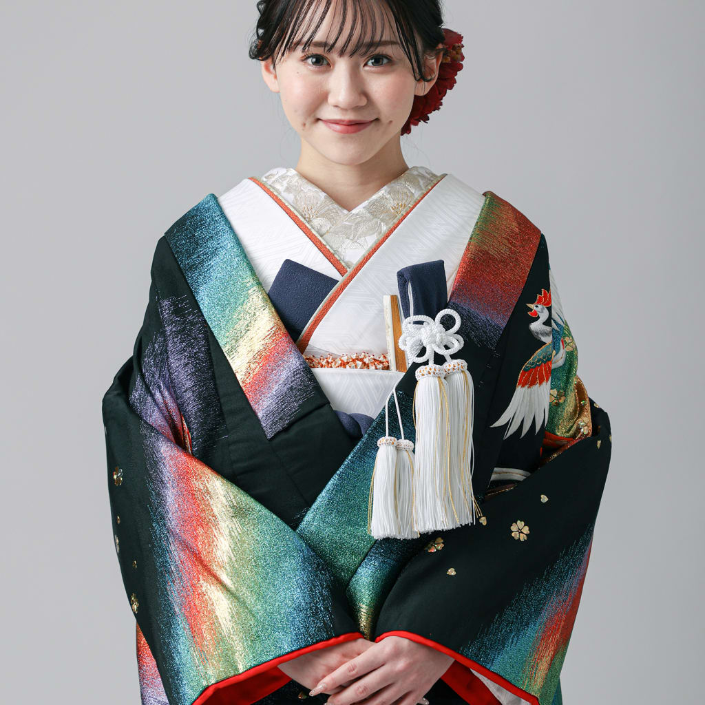 鳳凰　七色流水　舞桜/ブラック