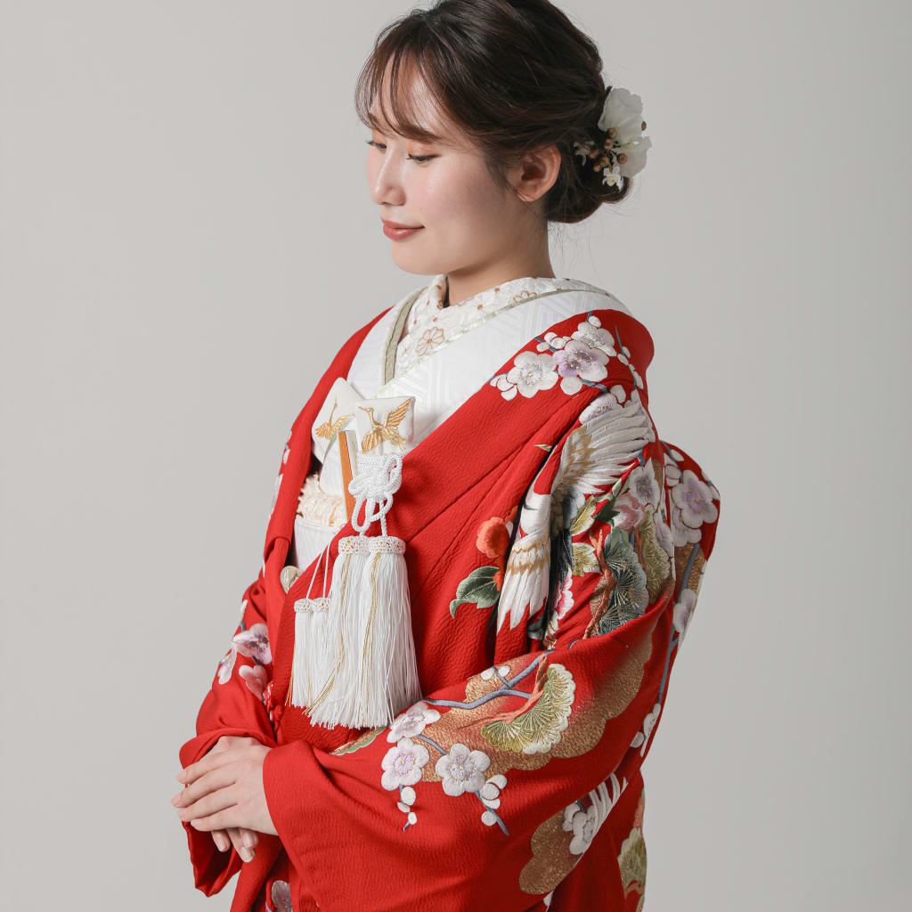 鶴　松　梅　レッド