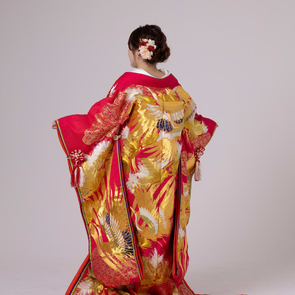 八重重ね 金鶴 針松IU00921