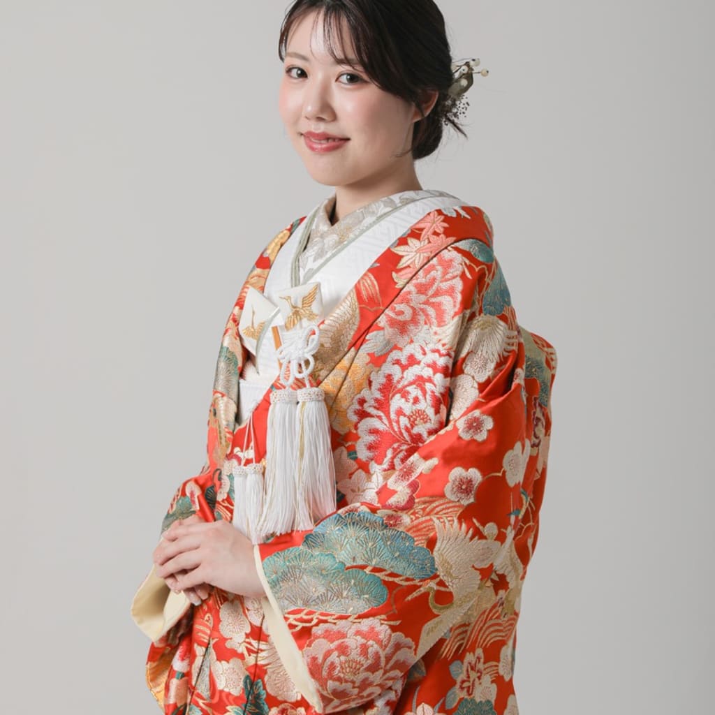 松　鶴　四季花