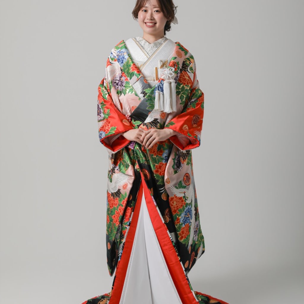 鶴　芍薬