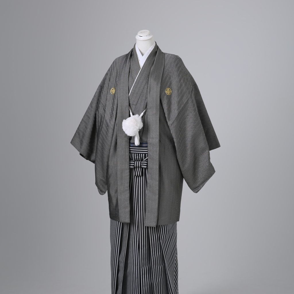 ダークグレー×仙台平