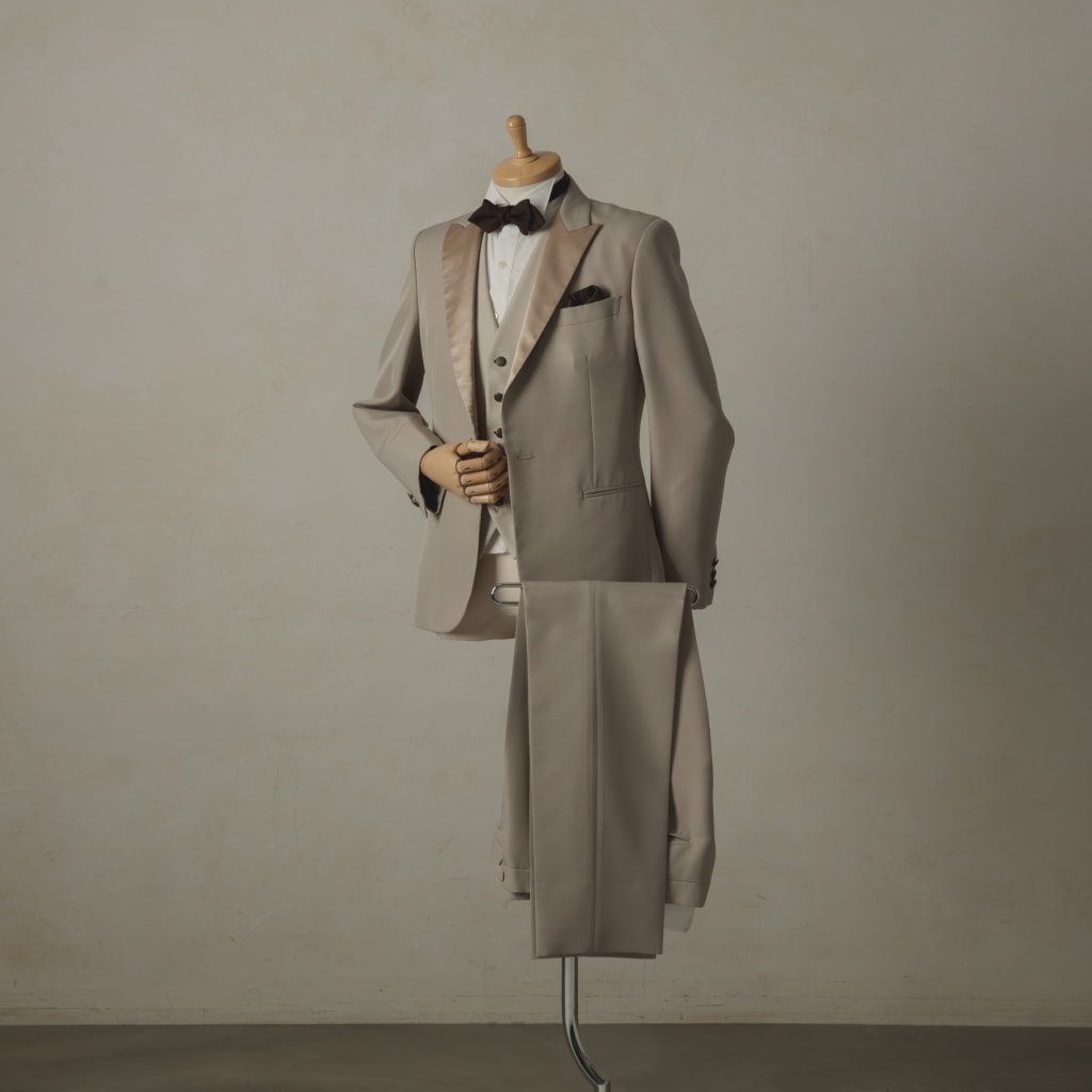 チノゴールドサテン襟