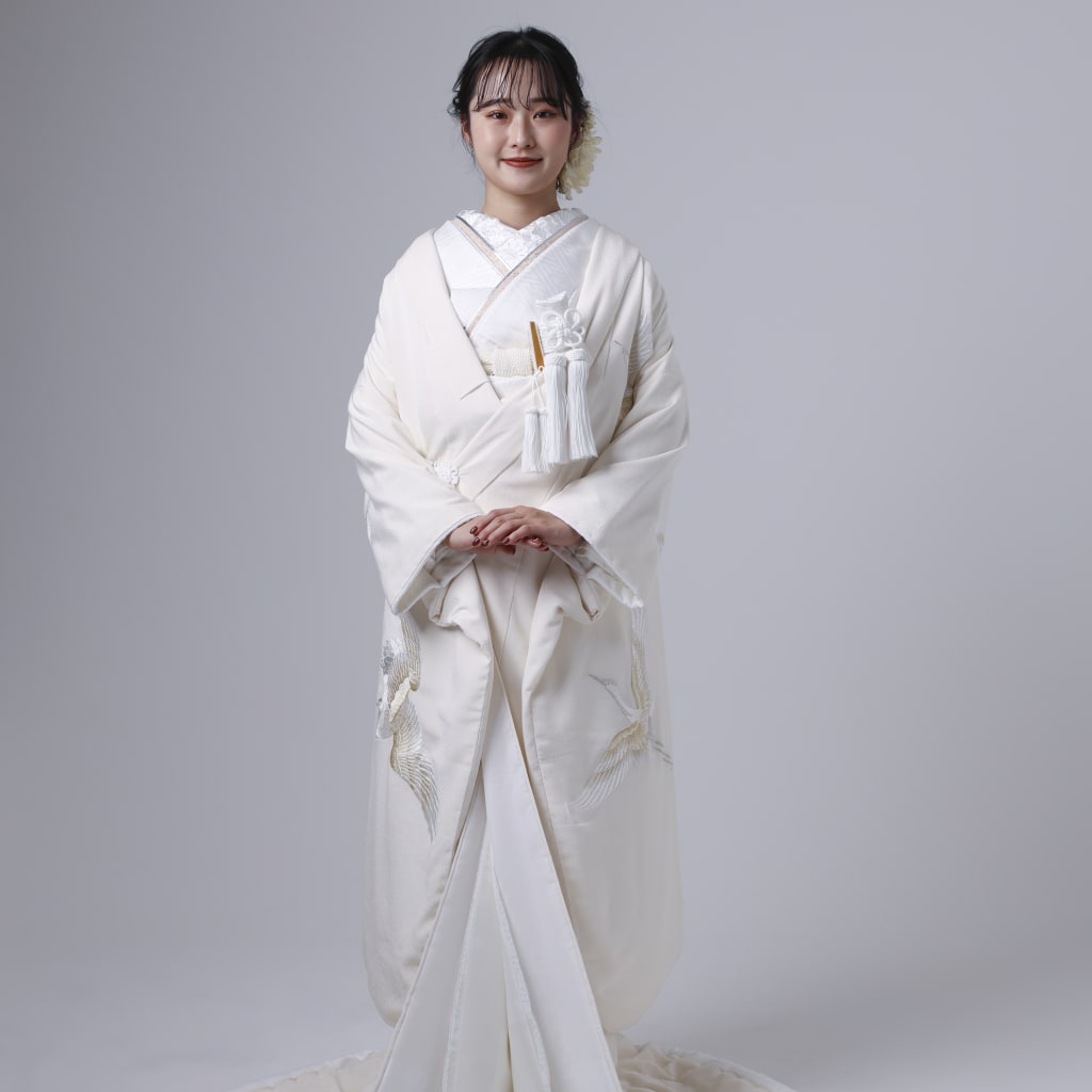 ちりめん科織鶴刺WU00590