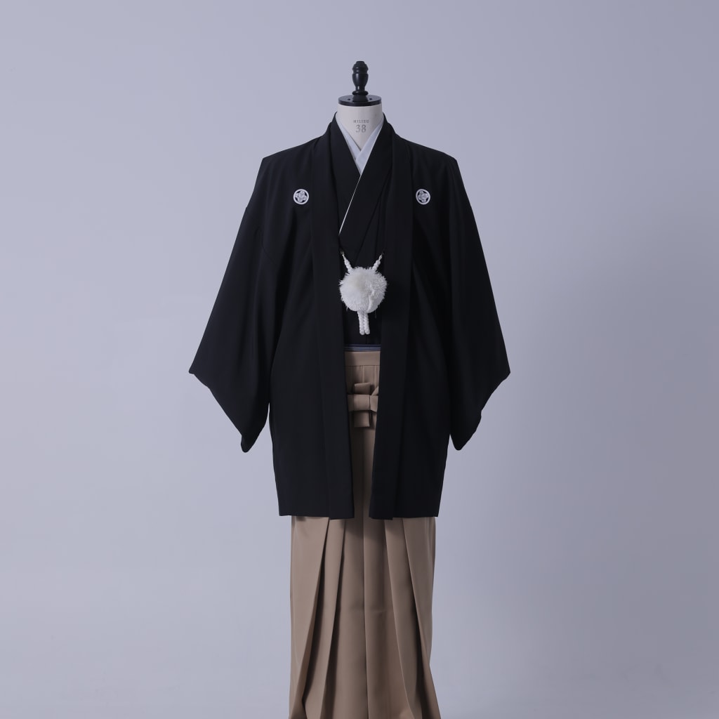 スタンダード紋付×ブラウン袴