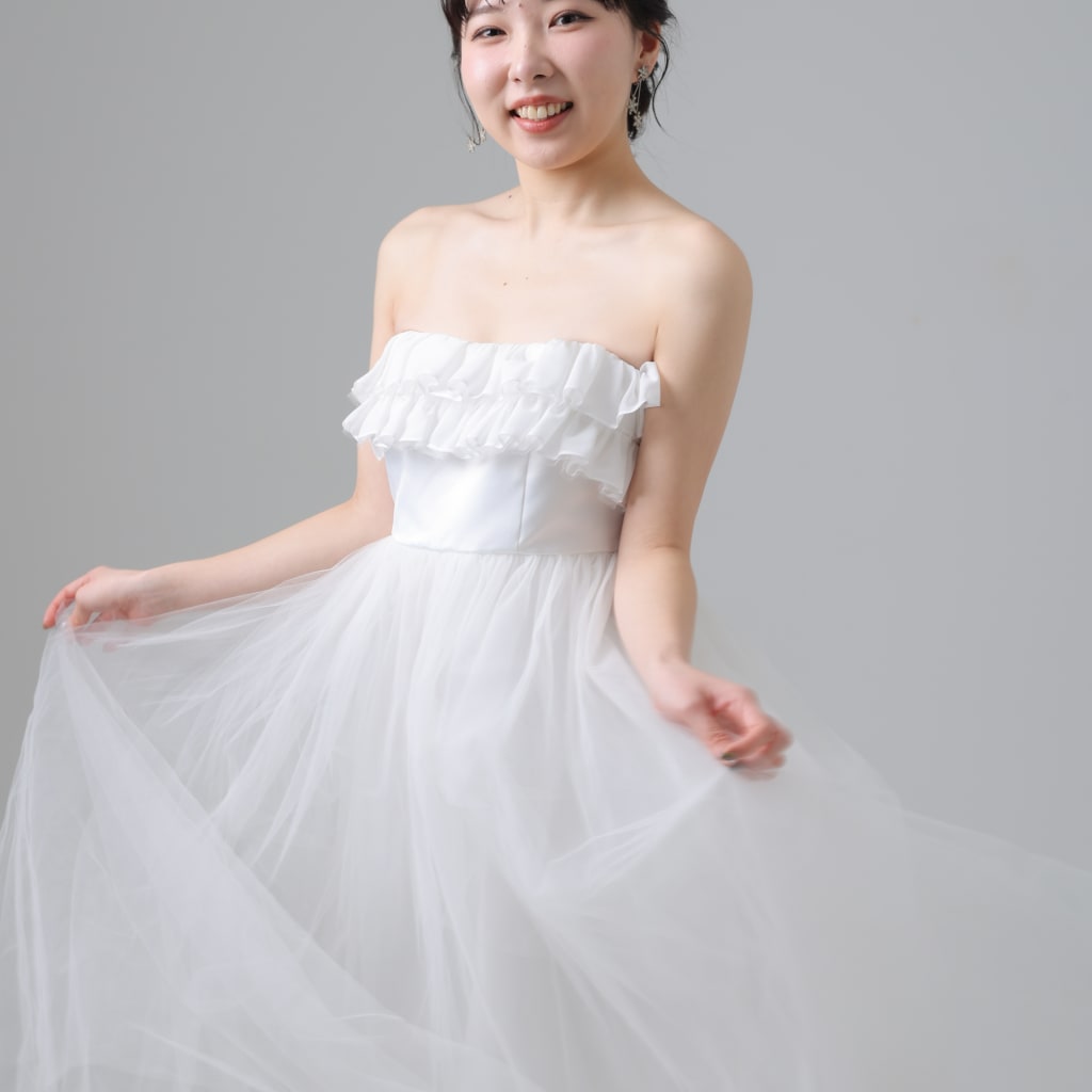 WD02002 LEBERYL チュール　膝丈