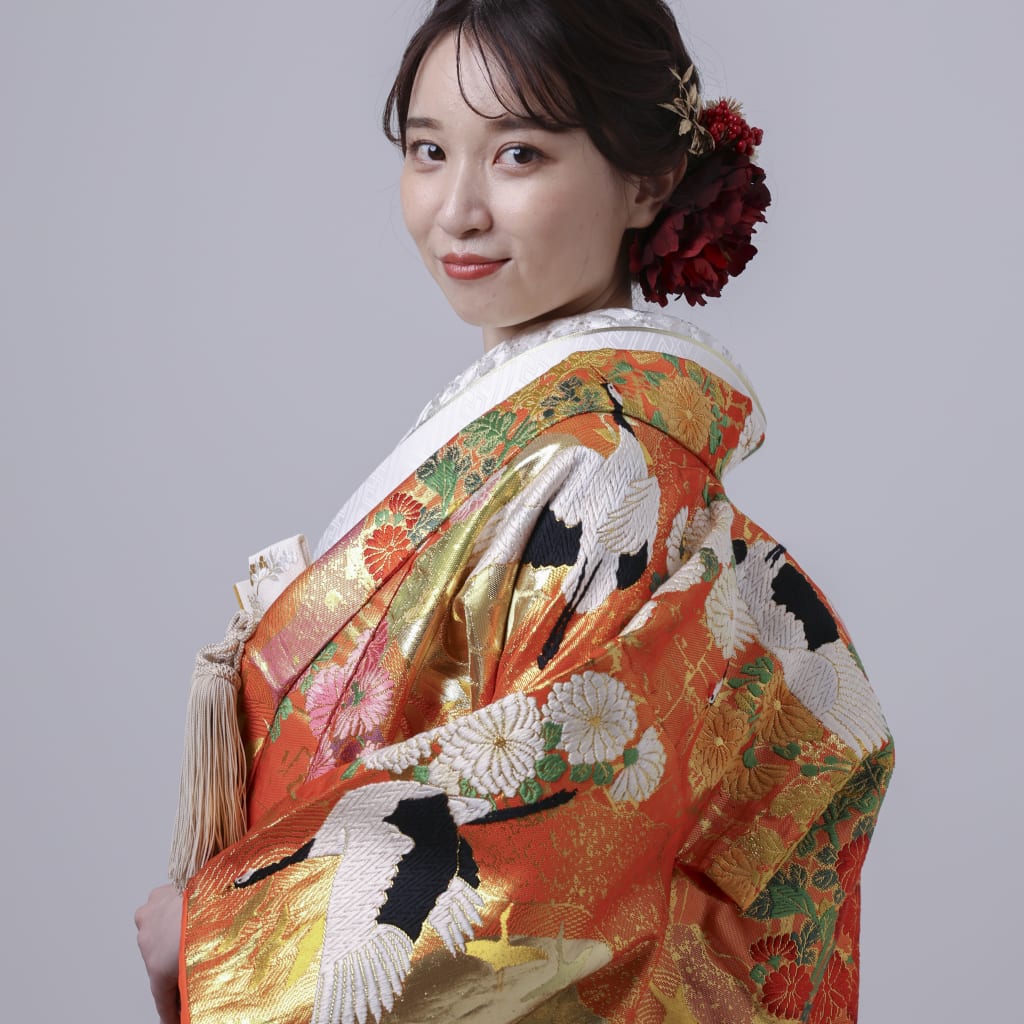 撫子小菊　舞鶴/朱赤IU00876