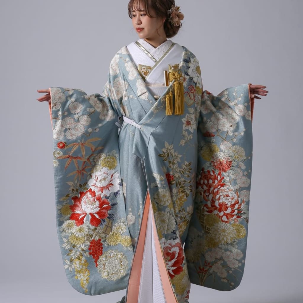 百花絵巻/ブルー