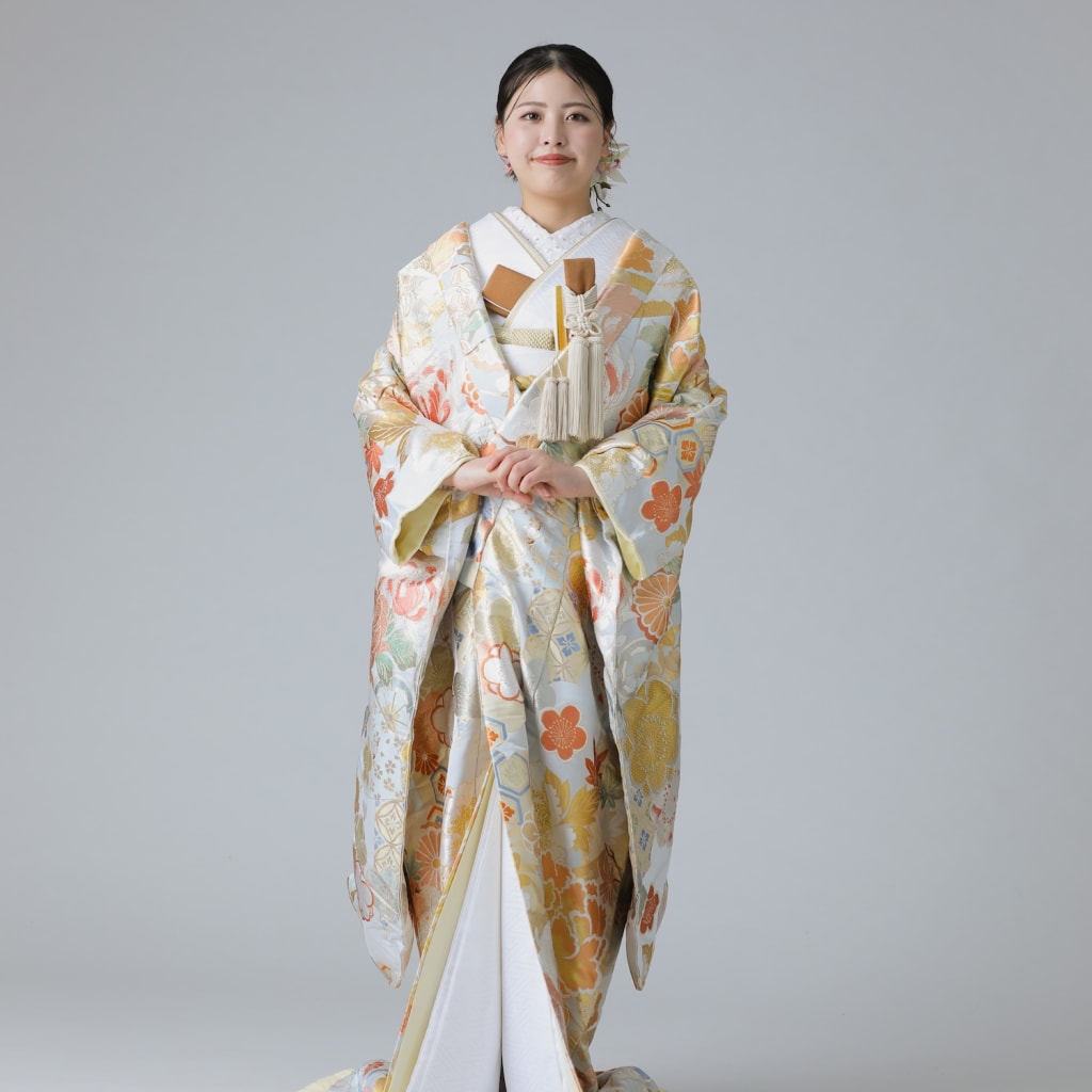 古典百花文　水色