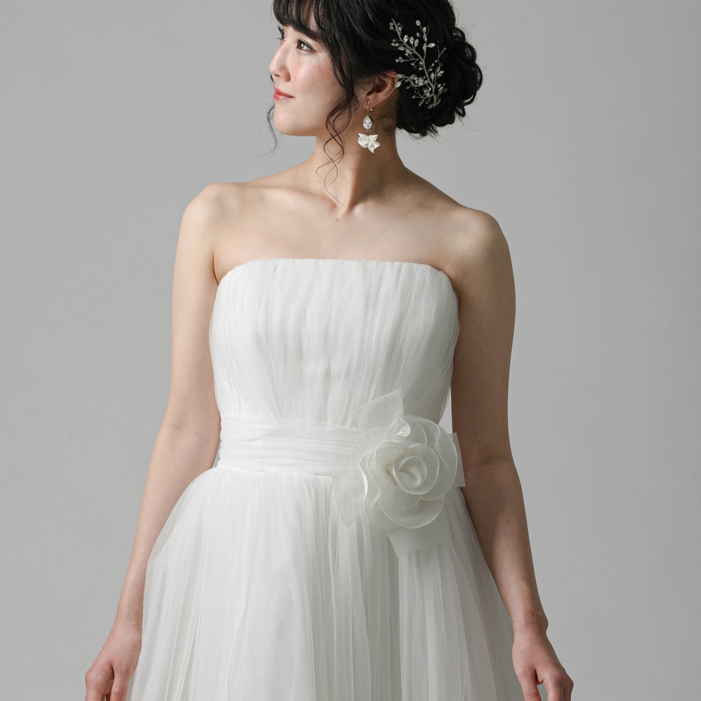 BIGフラワーチュールドレス