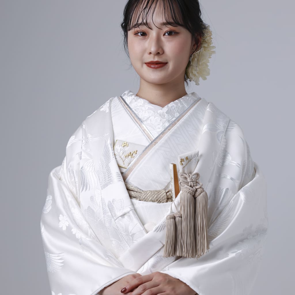 経正　春暁白鶴の讃WU00587