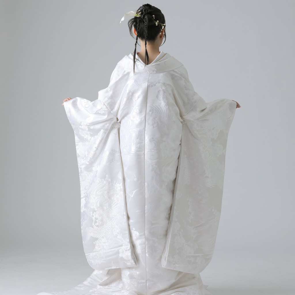 経正　流水梅花鶴