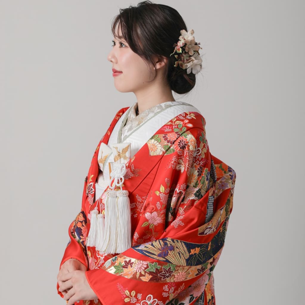 束熨斗　四季花