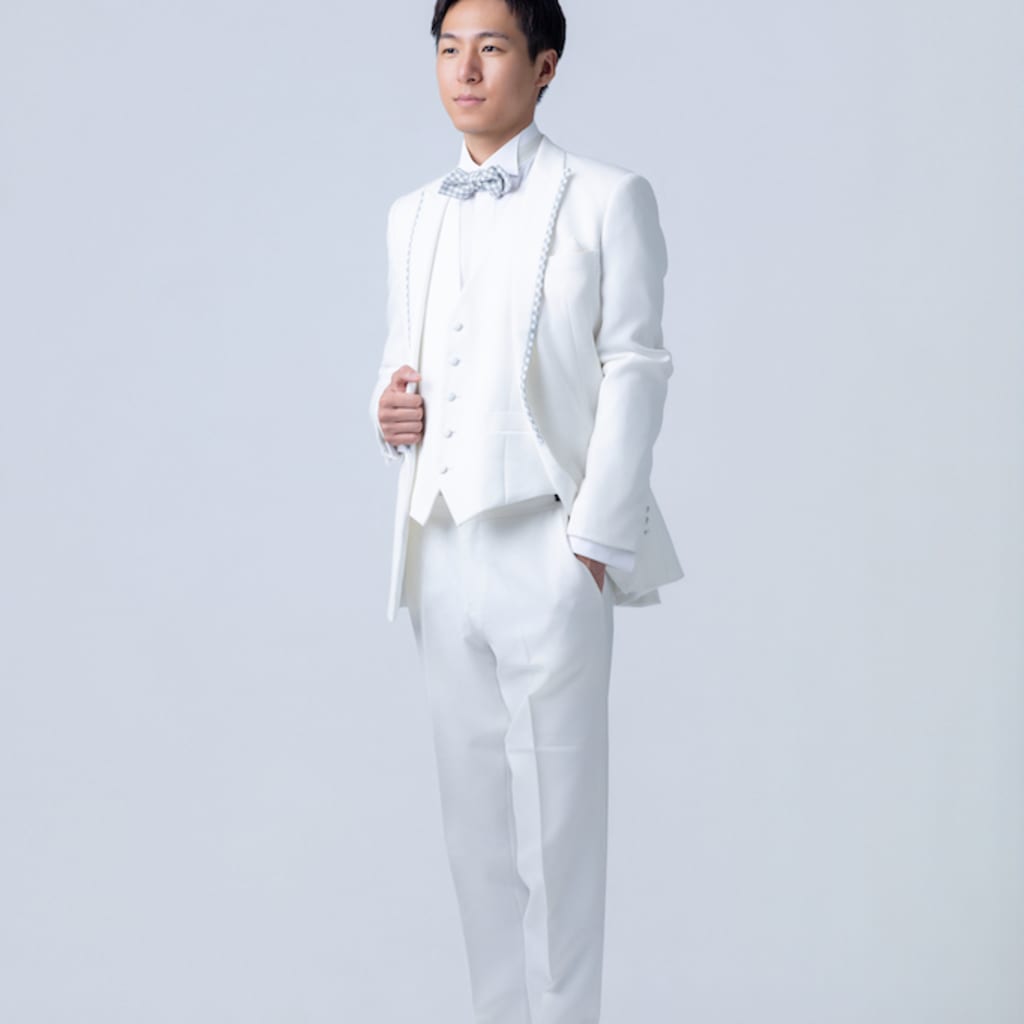 白・グレーチェックライン