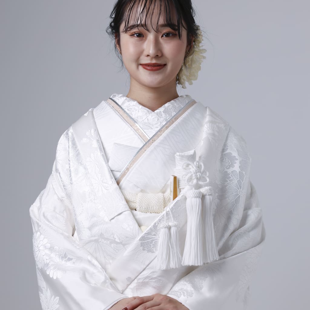 鶴菱取百花紋WU00585