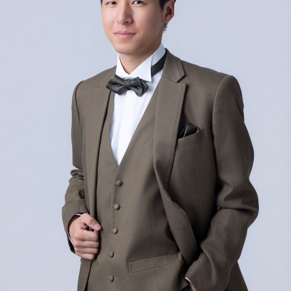 ノッチドラペルカジュアルタキシード/カーキ