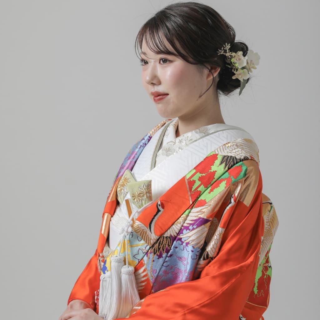 重ね扇鶴