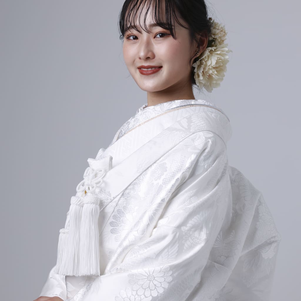 鶴菱取百花紋WU00585