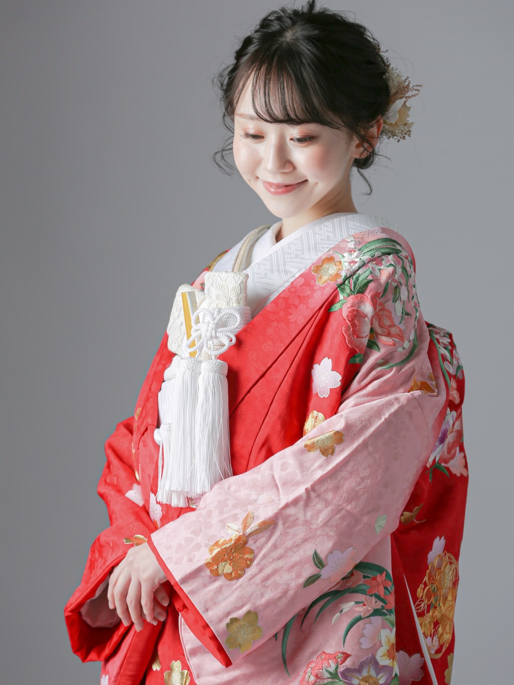 地模様 花丸文 舞桜 | デコルテフォトグラフィー | 前撮り・フォトウェディング