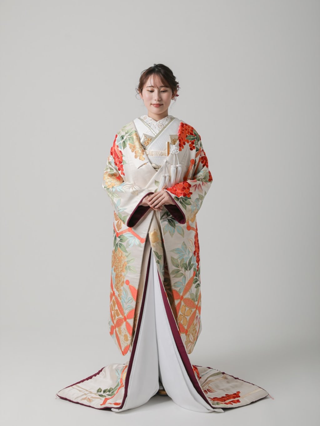 亀甲文　南天　七宝