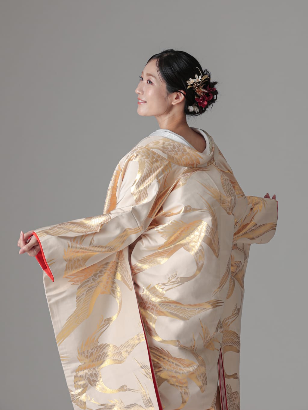 金舞鶴/オフホワイト | スタジオAQUA 大宮店 | 前撮り・フォトウェディング