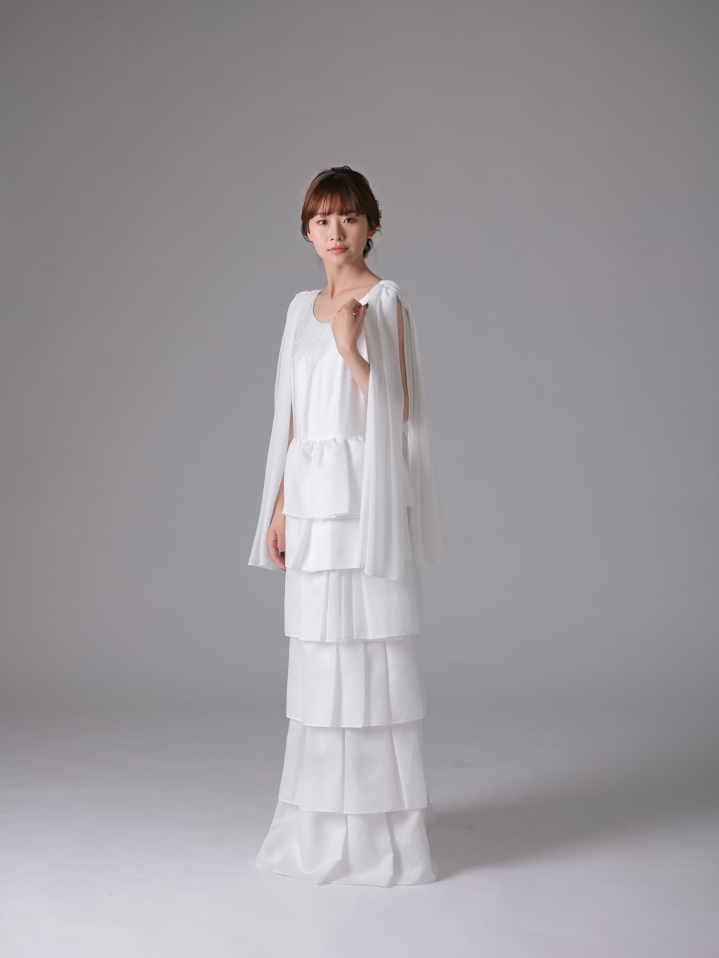 レースジャガードティアード | デコルテフォトグラフィー | 前撮り・フォトウェディング