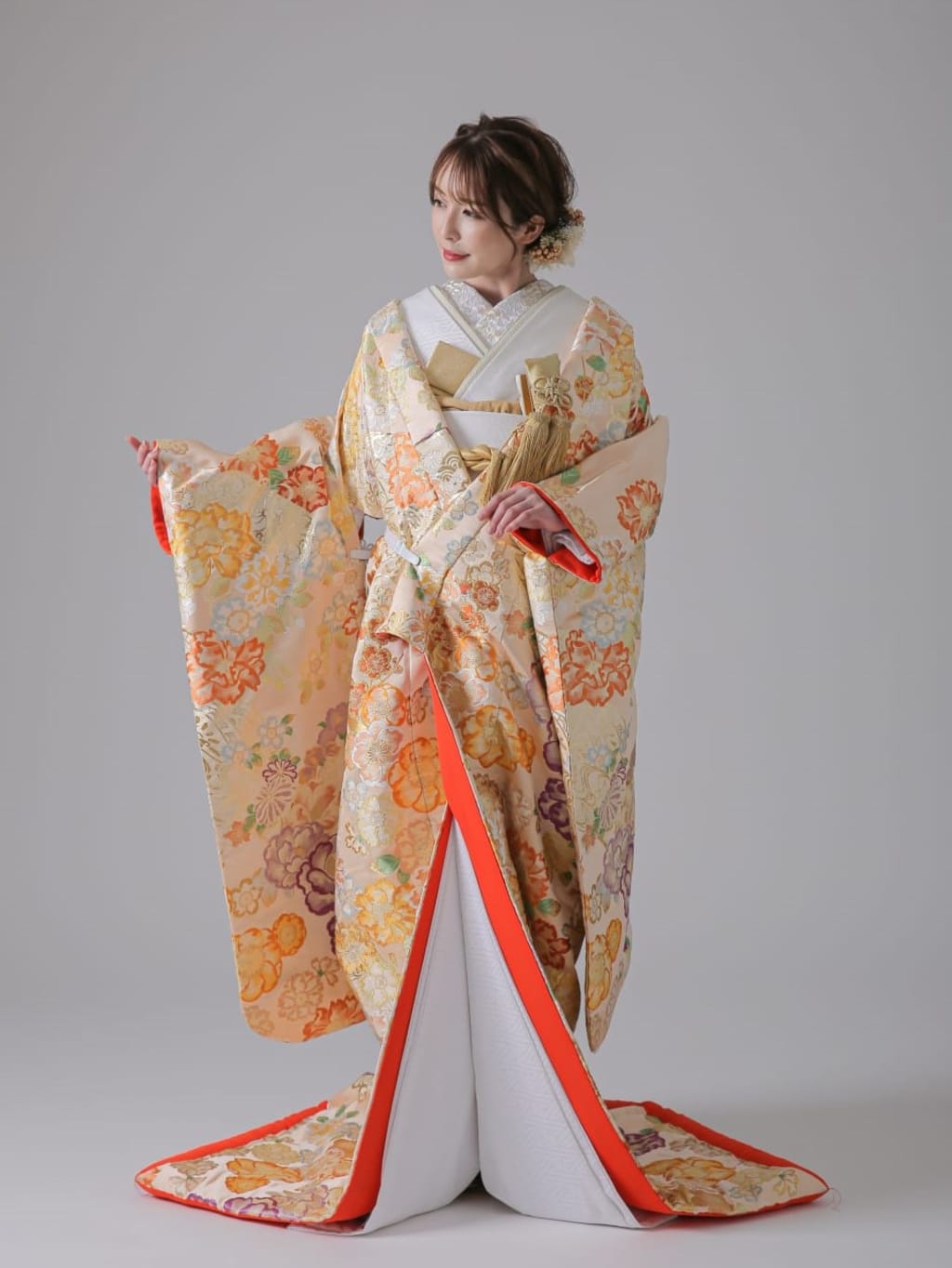 着物(色打掛)カタログ(ゴールド) | デコルテフォト 着物(色打掛)カタログ(ゴールド) | デコルテフォト
