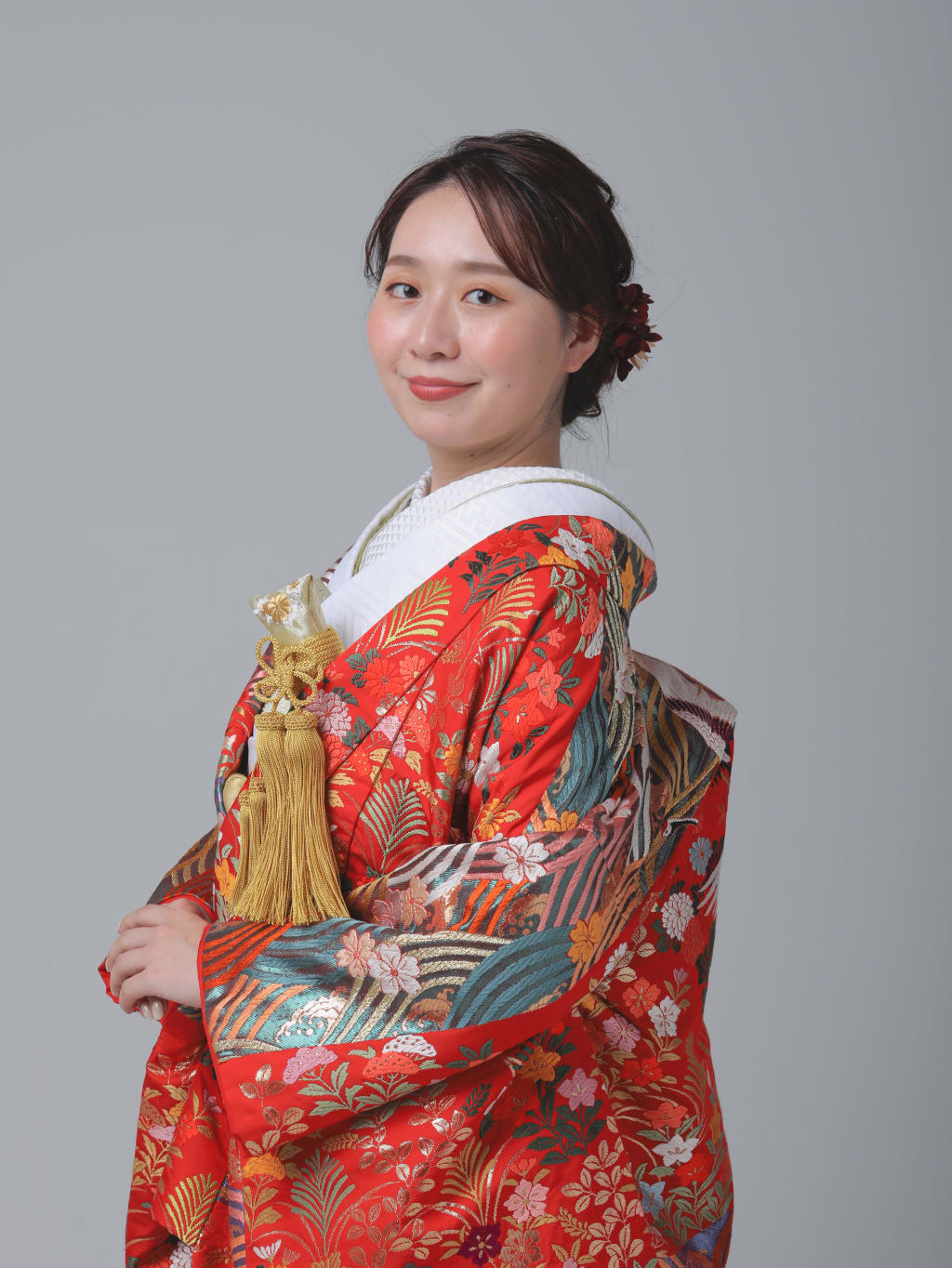 青海波四季花鶴IU01213